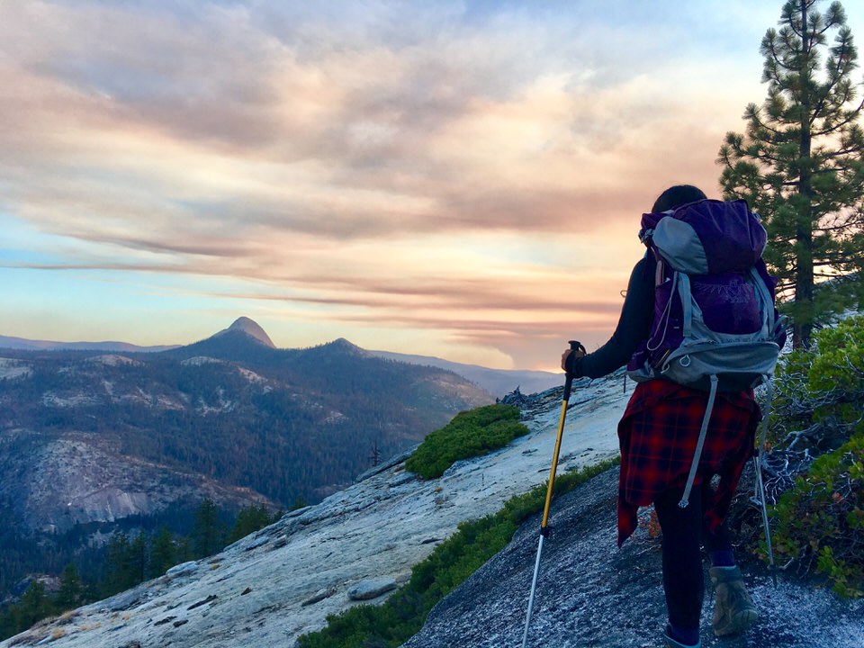 Half dome is one of the best backpacking trails in the US