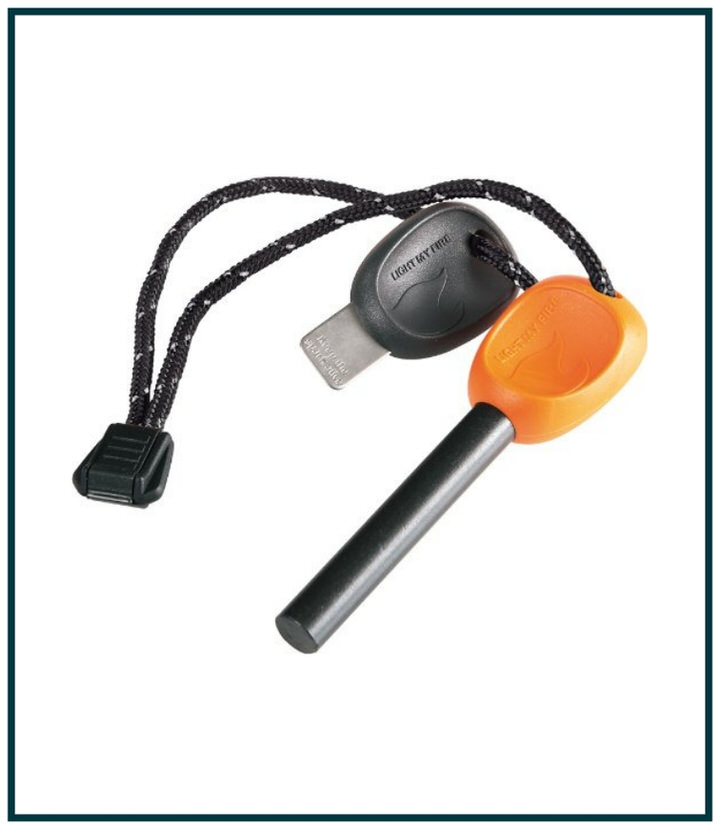 I consider my small water proof fire igniter part of my essential safety hiking gear.