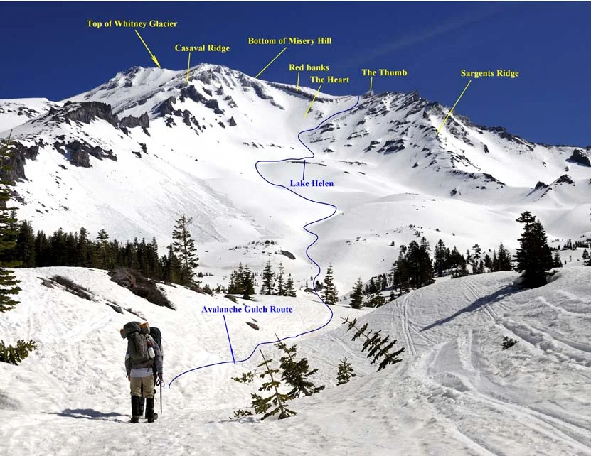 Climb Mt. Shasta 2020 Beginners Guide Avalanche Gulch Route — She