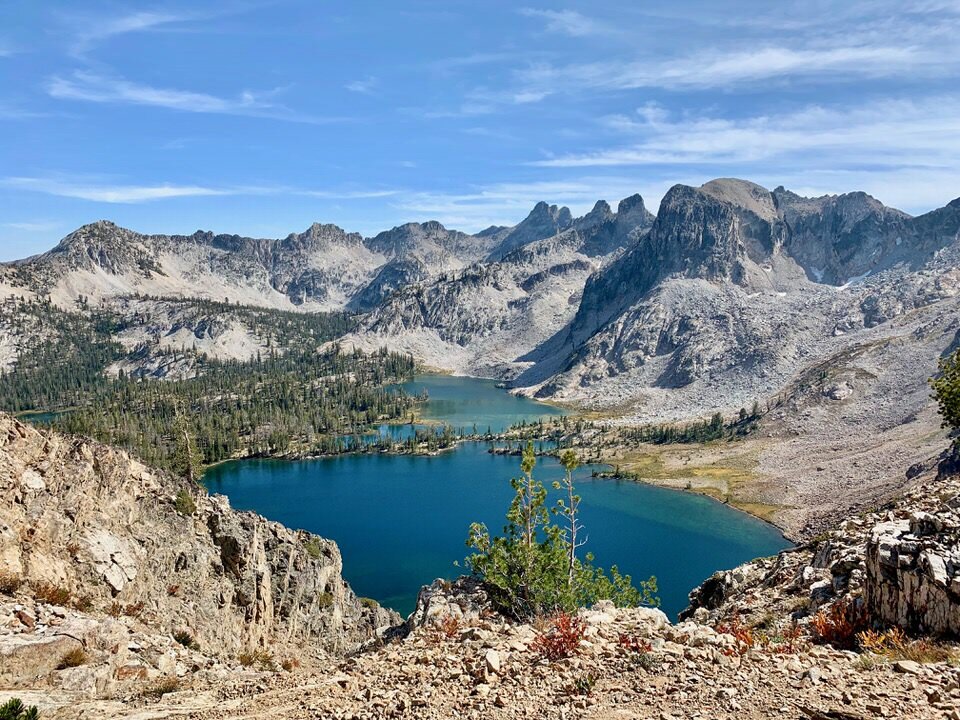 View of Twin Lakes from the Alice Lake Loop