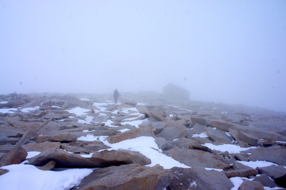 When you get Mt. Whitney permits, you aren’t always guaranteed views.