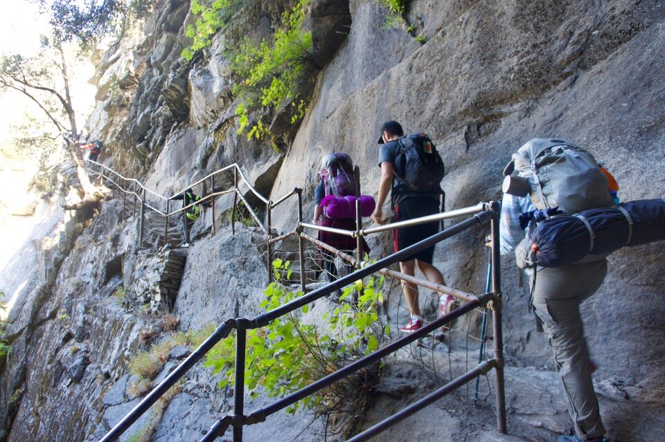 Many hikers choose to day-hike the Half Dome trail.