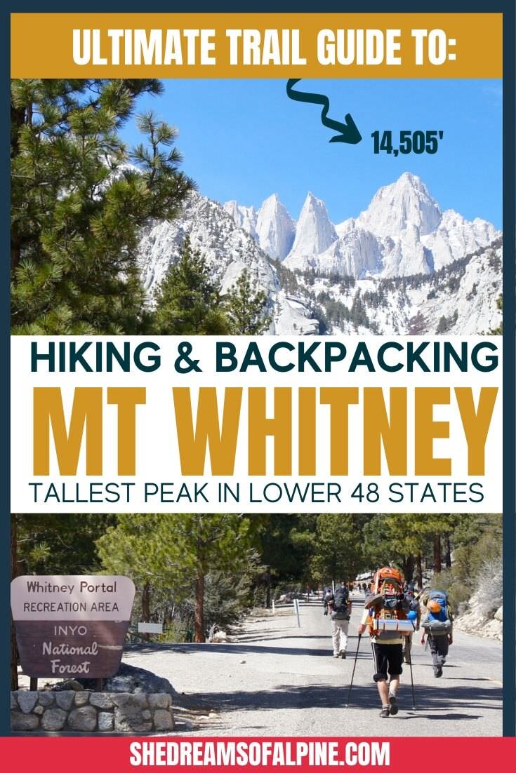 mt whitney day hike gear list