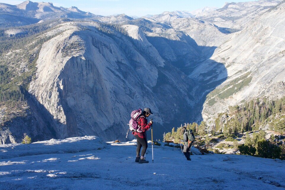 If you begin your backpacking trip outside of Yosemite, you will not receive a Half Dome permit with your wilderness permit.