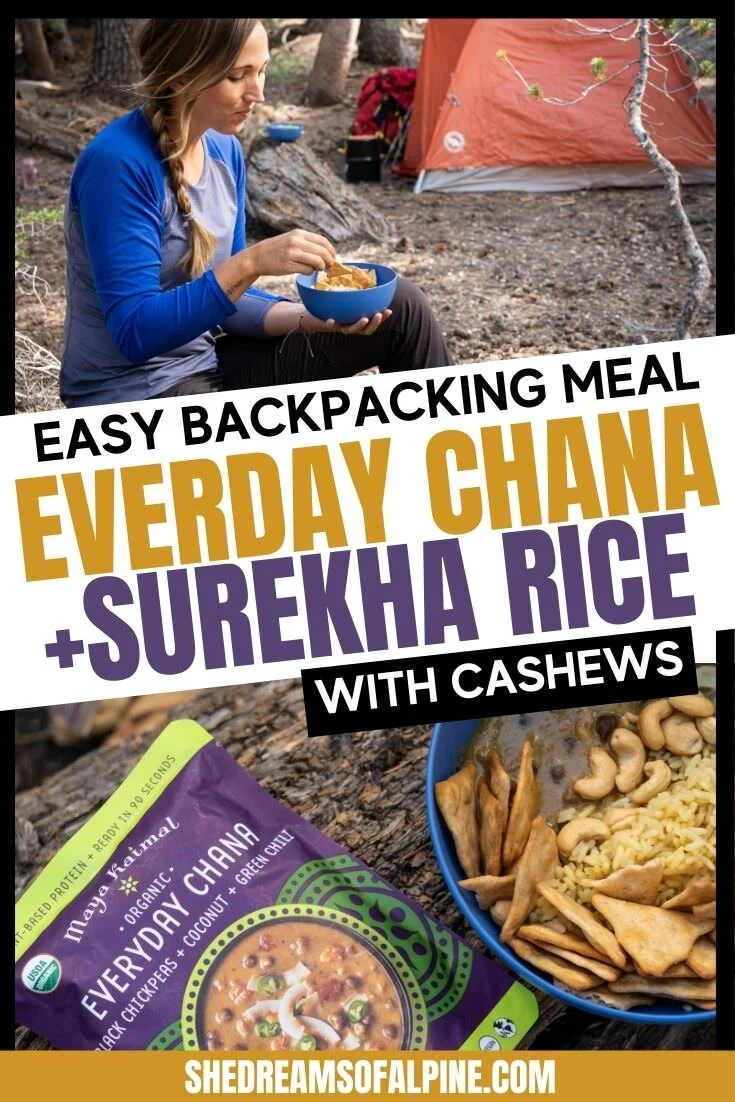 Backpacking Recipe: Everyday Chana with Surekha Rice and Cashews