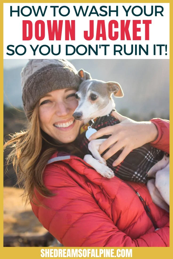 How to Wash a Down Jacket Properly So You Don't Ruin It! — She Dreams ...