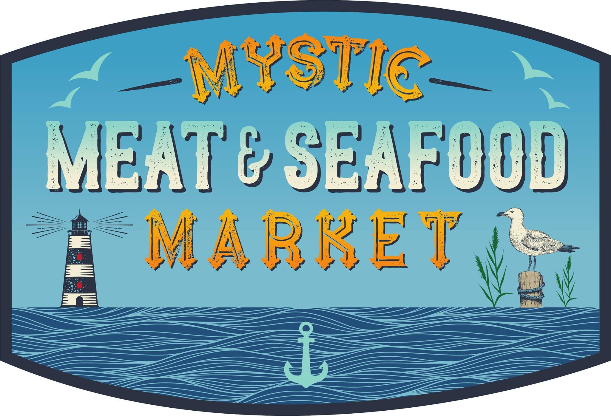 Mystic Meat &amp; Seafood Market Ship Bottom