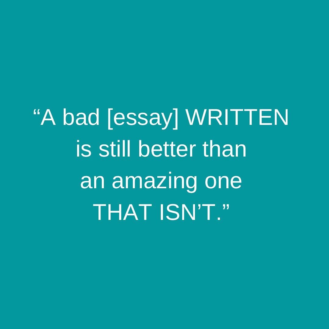 Essayists: So this Taika Waititi (@taikawaititi) quote is adapted slightly. It actually reads &ldquo;A bad script written is still better than an amazing one that isn&rsquo;t.&rdquo; Hopefully, the brilliant writer/actor/director/storyteller will for