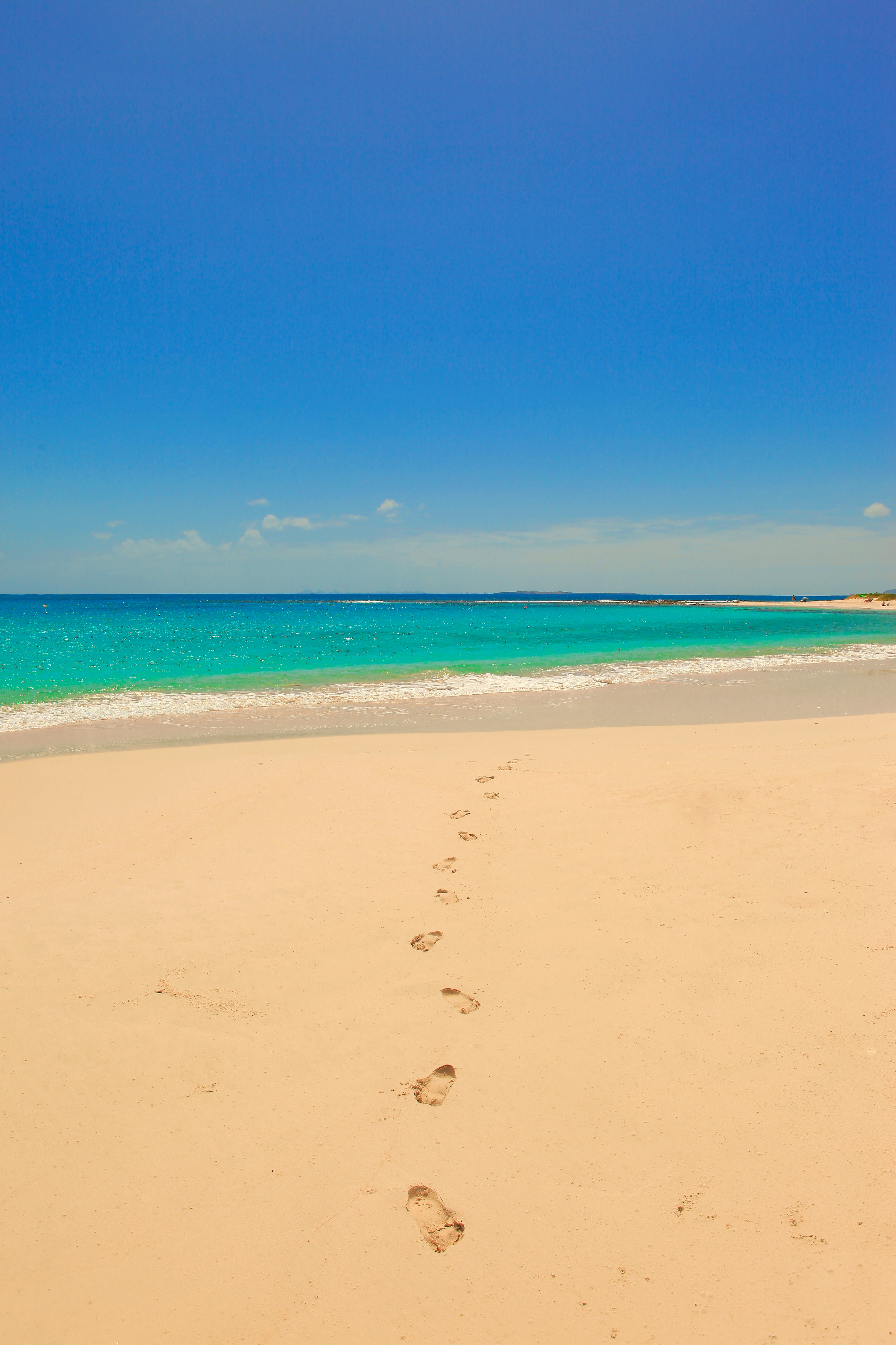 Sandy Hill Bay beach is excellent for swimming, snorkeling, walking, or just private relaxation.