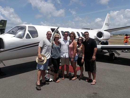 How to travel to Anguilla? These Bird of Paradise guests&nbsp;utilized a new air service from San Juan. 