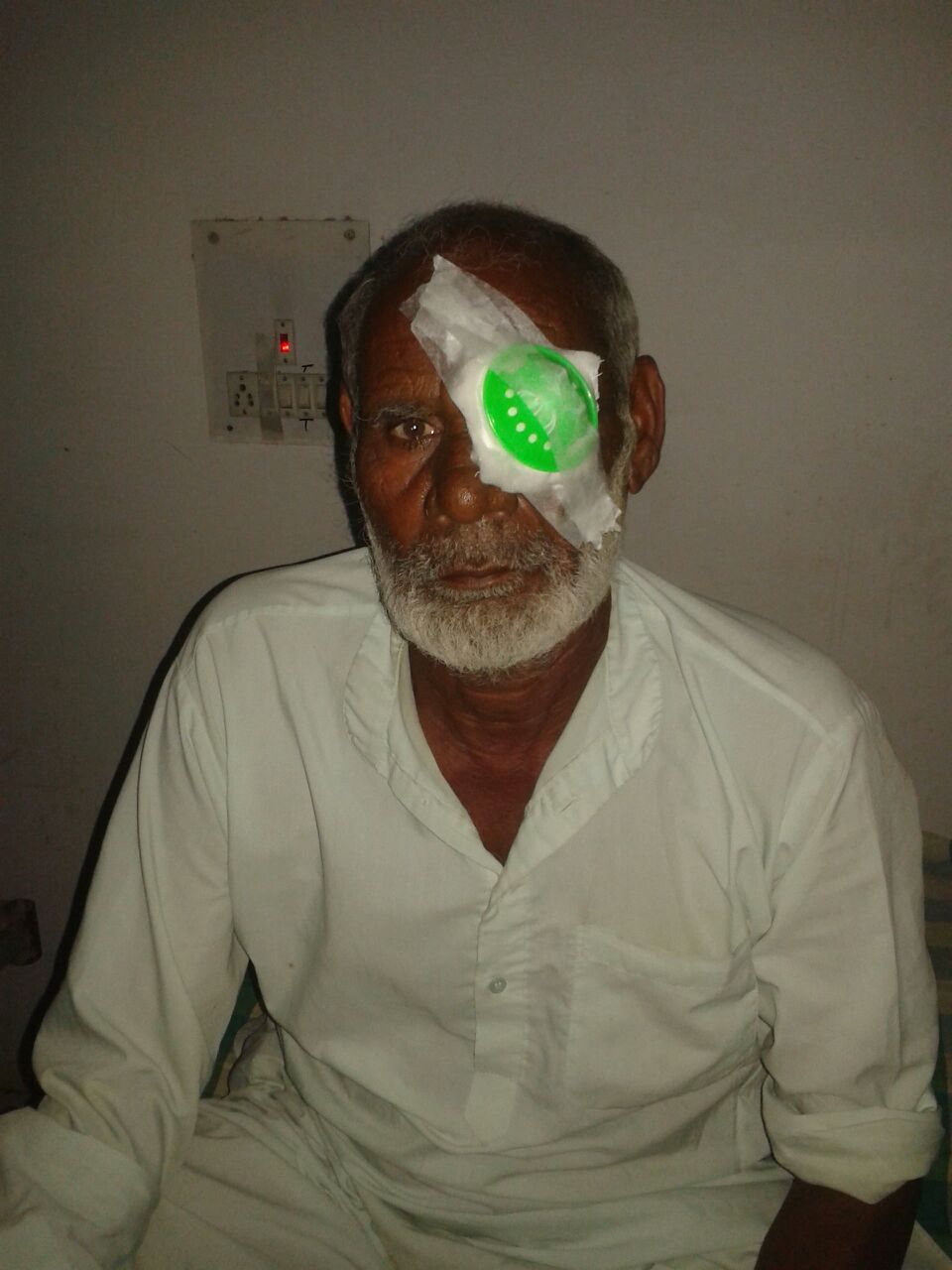 Madan required eye surgery to fix the cataract in his right eye. Because of our donors, we sponsored the surgery. He is recovering nicely. 