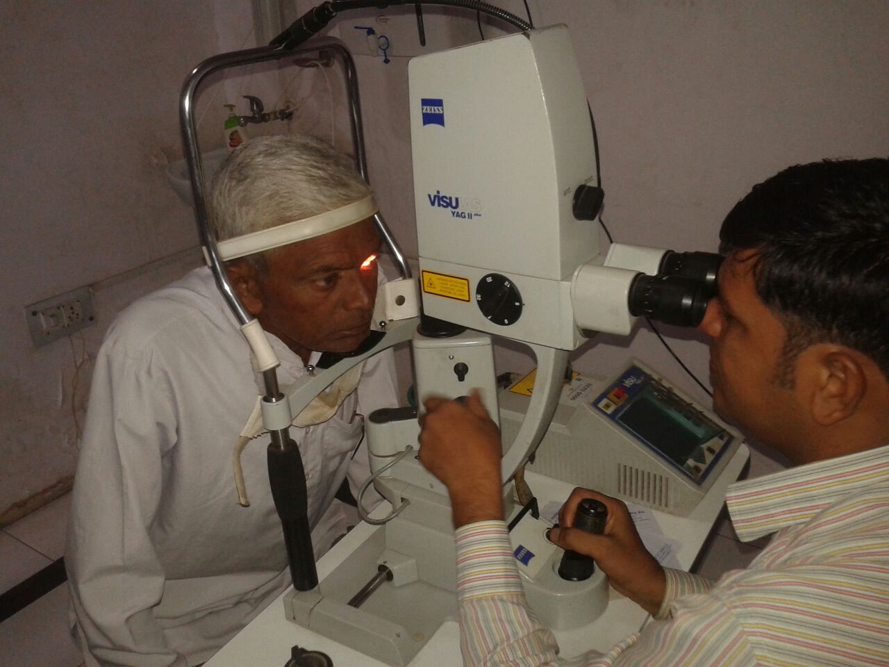 Janu is 51 years old and has cataracts in both eyes. He has had cataracts for over one year and has lost vision in his left eye. 