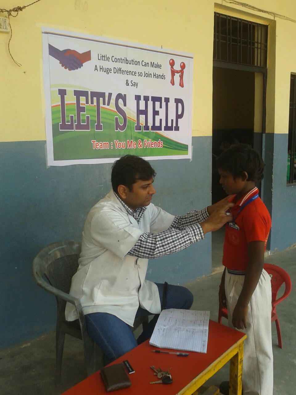 Ravi has limited hearing in his left ear due to an ear infection he has had for over 4 years.