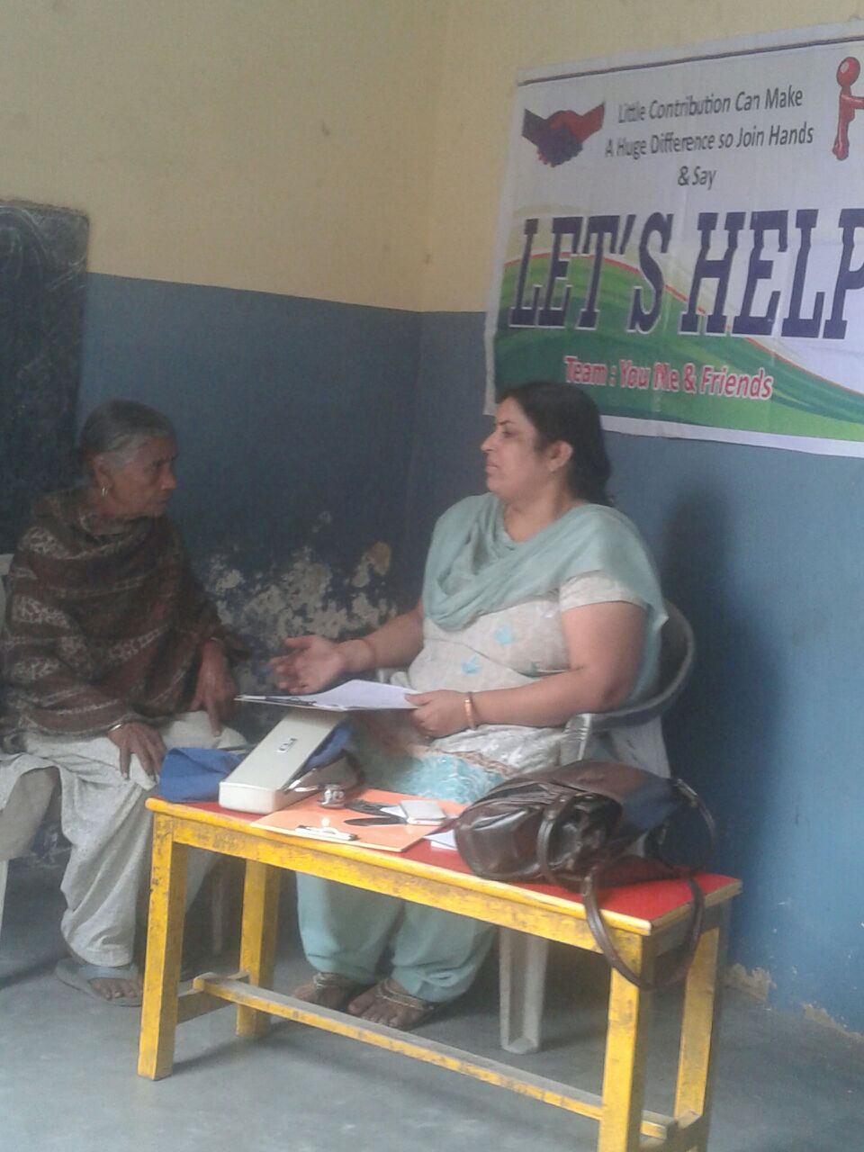 Ajeeraw is 57 years old. She has been having severe back pain for the past 2 months. We sponsored an x-ray of her spine and diagnosed her with PIVD. Physicaly therapy and medication will treat her condition.