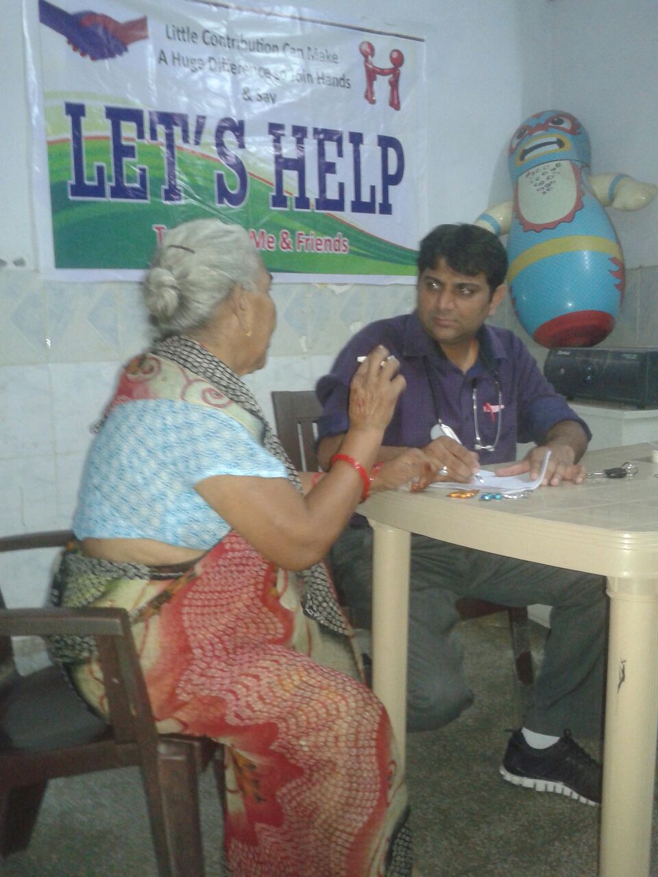 Meet Shanti. She is 70 years old and suffers from asthma and osteoporosis. An inhaler and medicine would help her manage her asthma.