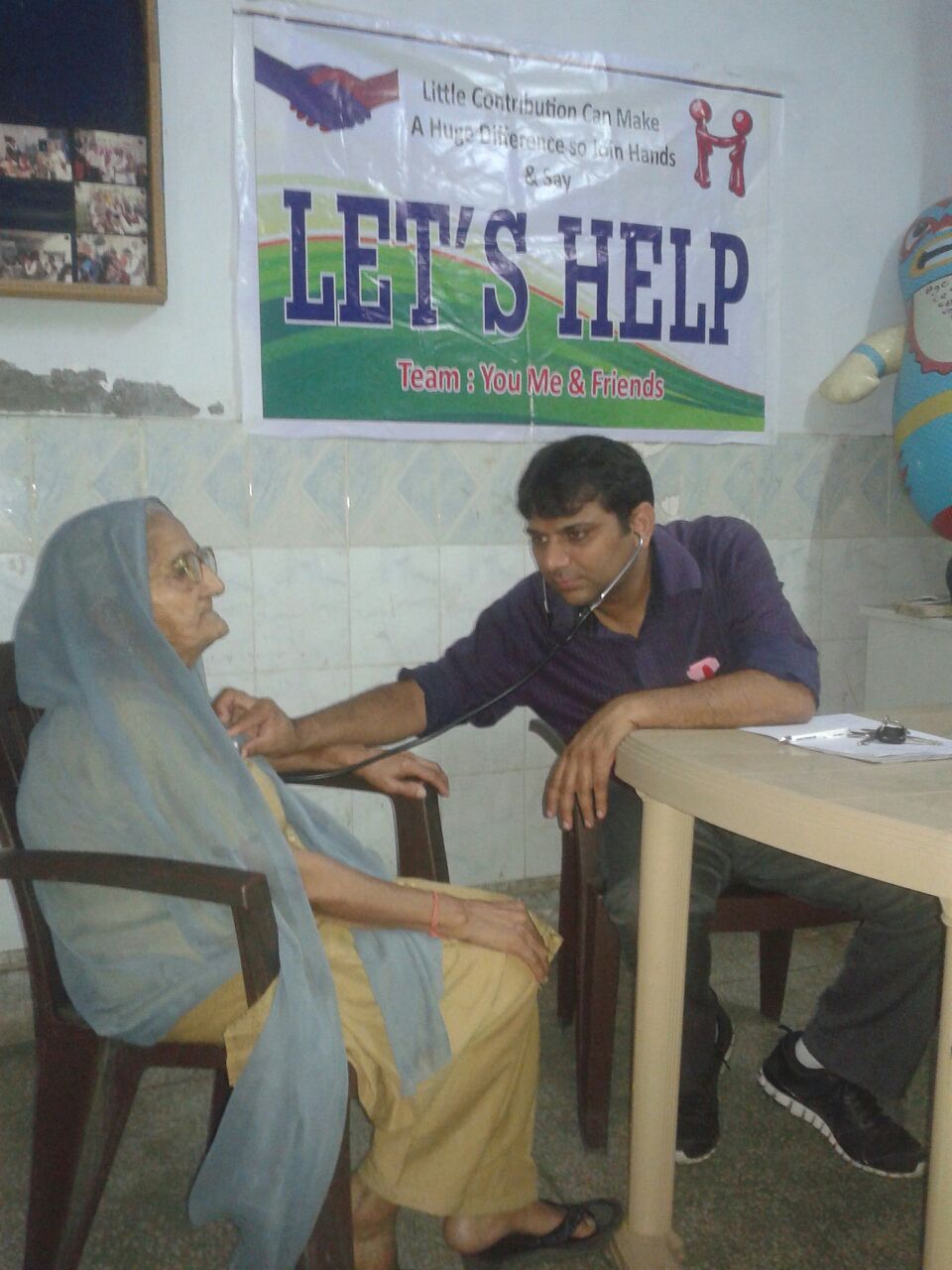 Sunila is 75 years old and is anemic. She has hypertension. She hopes to visit America soon. 
