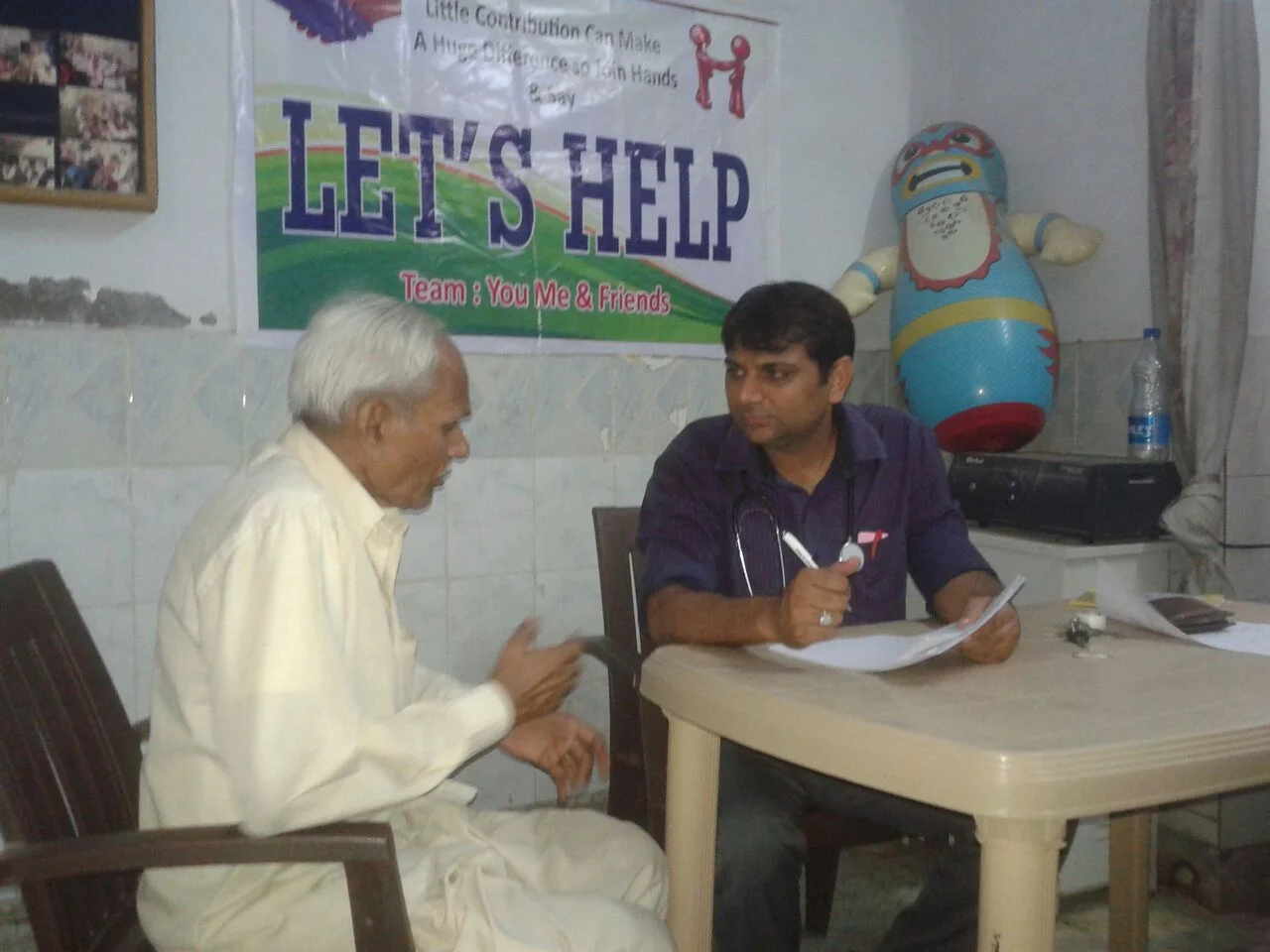 J.K. Jain is 63 years old. He has Parkinson's disease. He has frequent tremors and can no longer walk. 