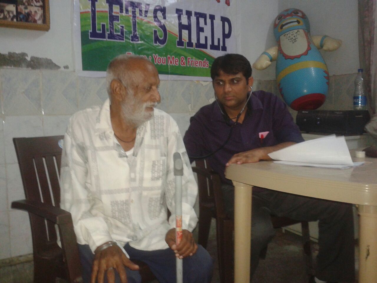Raj is 76 years old and suffers from severe depression and anxiety. We would like to have a psychiatrist visit with him twice a week. 