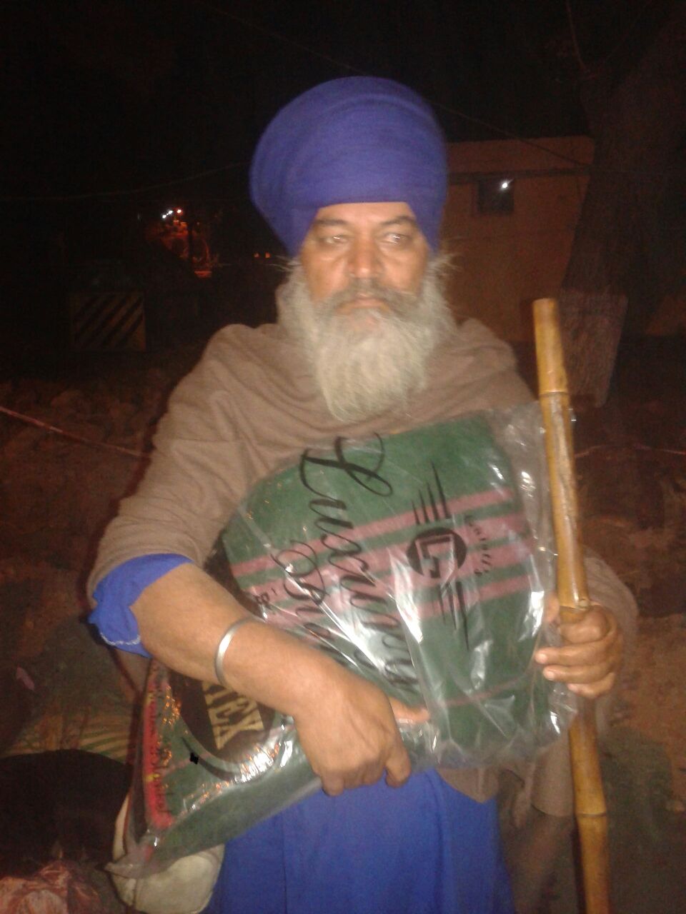 Meet Pranay. He is Mohinder's father. He was also part of our clothing drive.