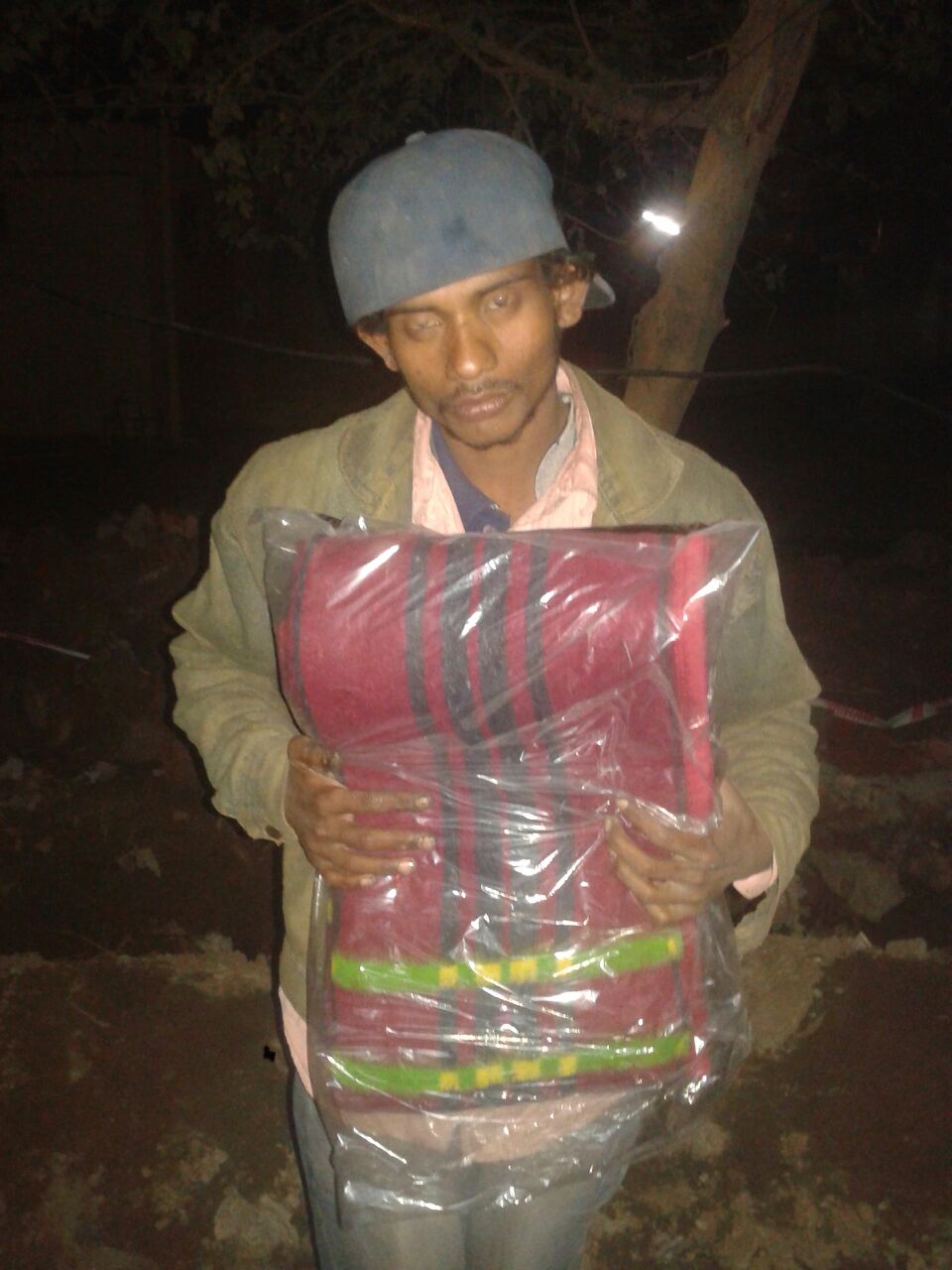 Amit is 26 years old and is blind in his right eye.