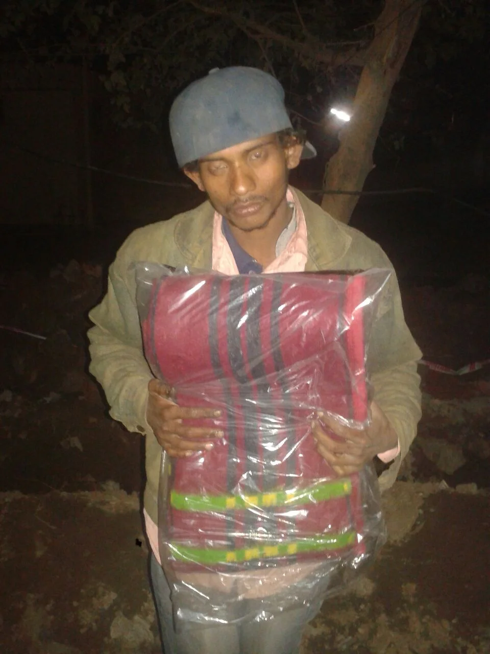 Amit is 26 years old and is blind in his right eye.
