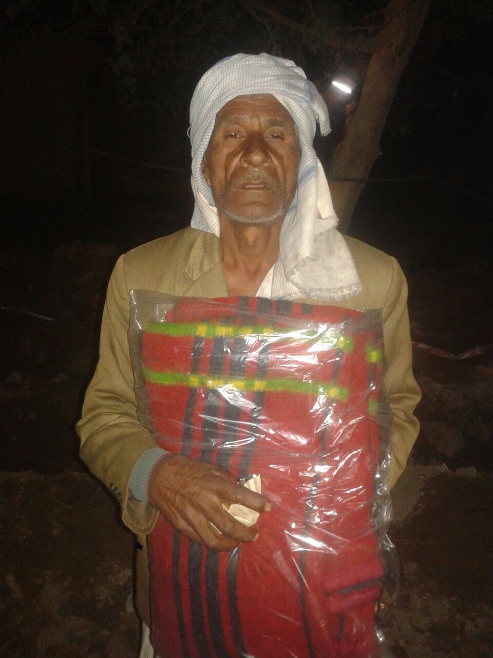 This is Dhruv and he is 65 years old. The jacket he is wearing in this picture is his father's.