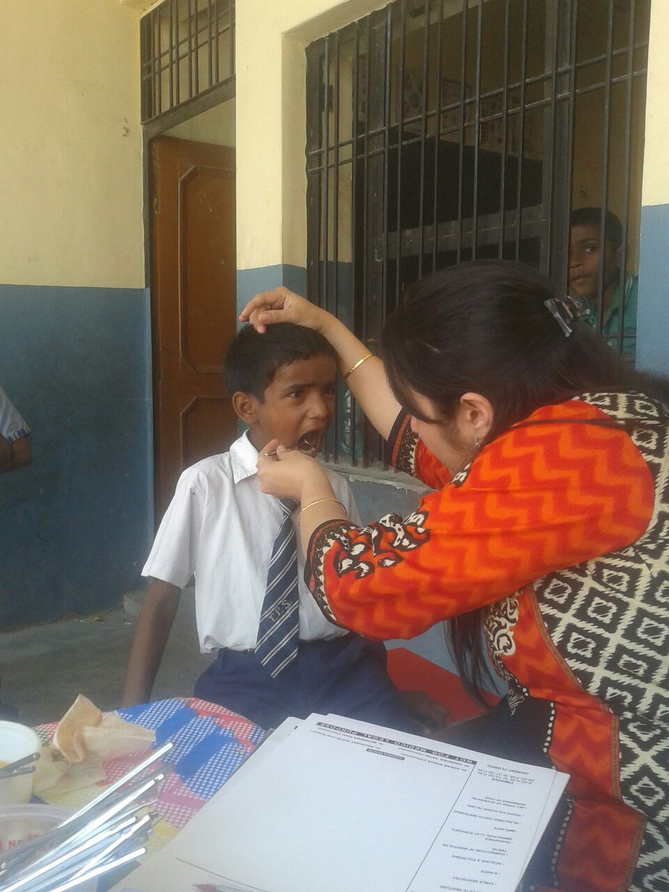 Mohammed is 6 years old. When he grows up he wants to be a lawyer. 
