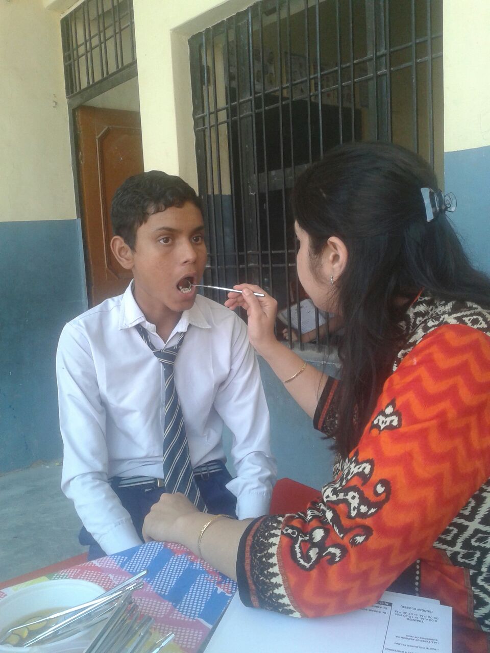 This is Shinu. He is 12 years old. He wants to be a scientist when he grows up. 