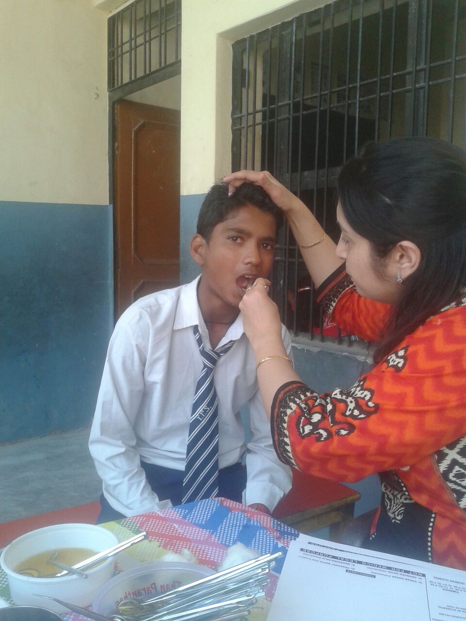Dhillon is 9 years old. He has been having a toothache for several months. 