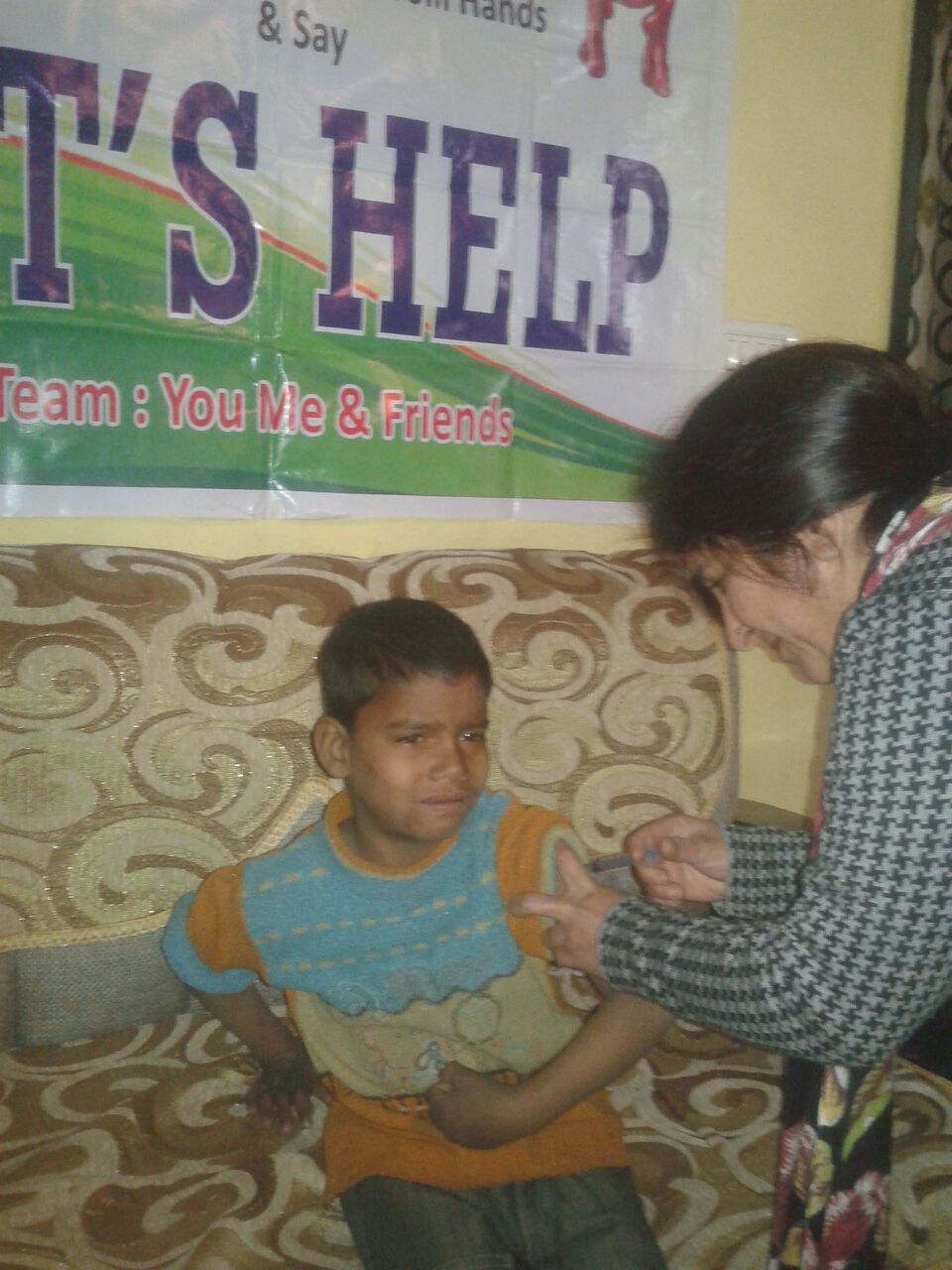 This is Harikrishan and he is 7 years old.
