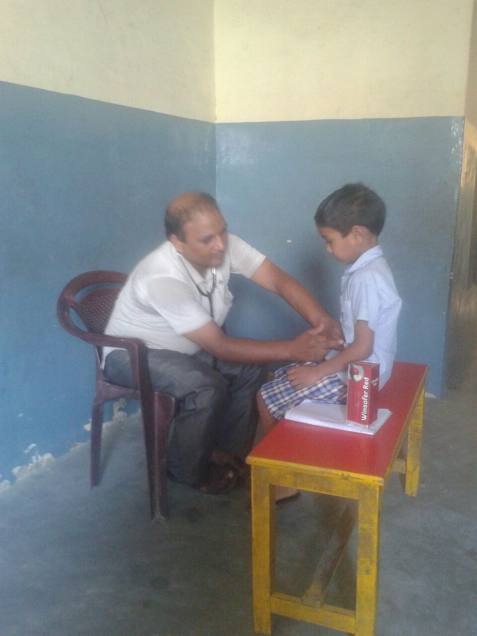 Meet Dilber, a 4 year old boy who lives in a slum with his siblings, parents, grandparents, and great grandparents. He had never seen a health care professional prior to our health camp.