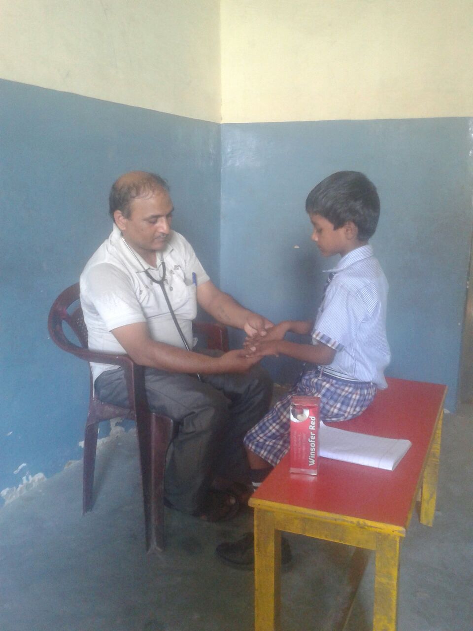 Phani is 5 years old. He has had left shoulder pain since he fell on it several months ago. His mother said he was playing with his little brother when tripped over a rock and fell. He requires an x-ray and tests.
