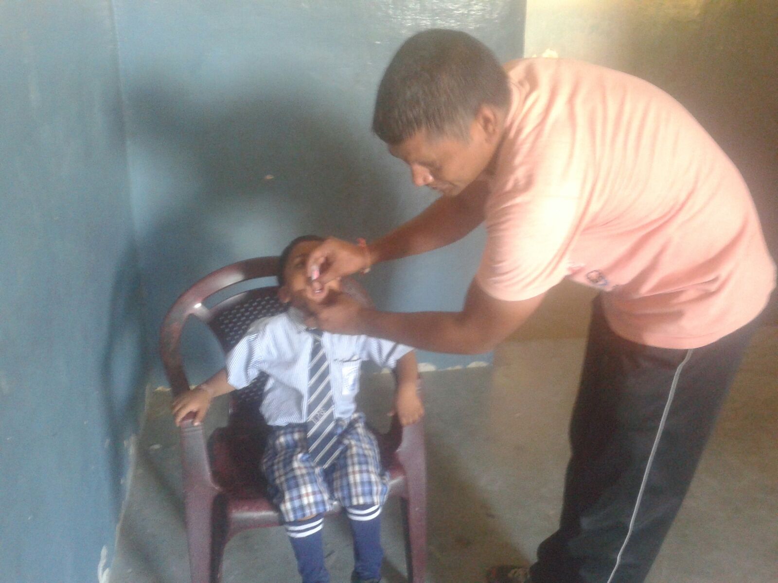 Fuad is 3 years old. He is malnourished and requires nutritional supplements. 