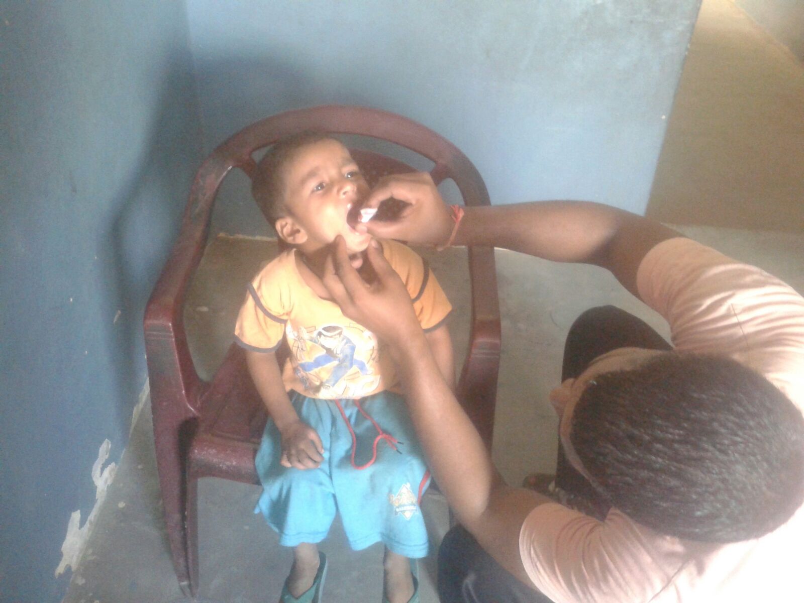 Tapani wants to be a scientist when he grows up. He never received his vaccinations.