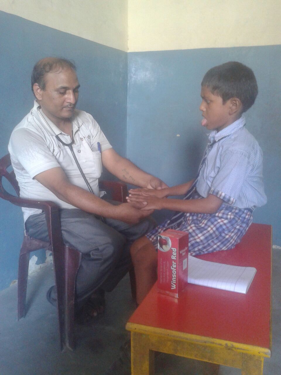 This is Gilad. He has been seen by a physician before and was treated for pneumonia. Now, he is in good health. We gave him additional nutritional supplements.