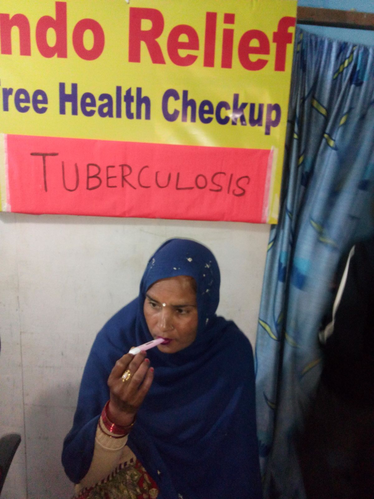 Rana was evaluated for tuberculosis; however, her chest x-ray was negative. 