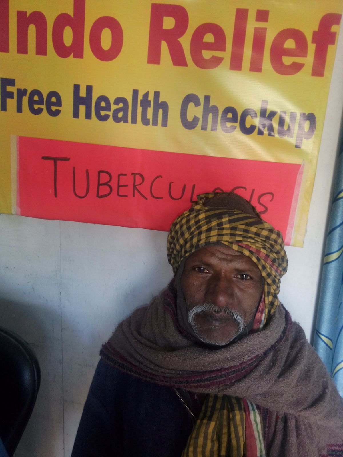 Meet Devkumar. He is 61 years old. He has had tuberculosis twice before.