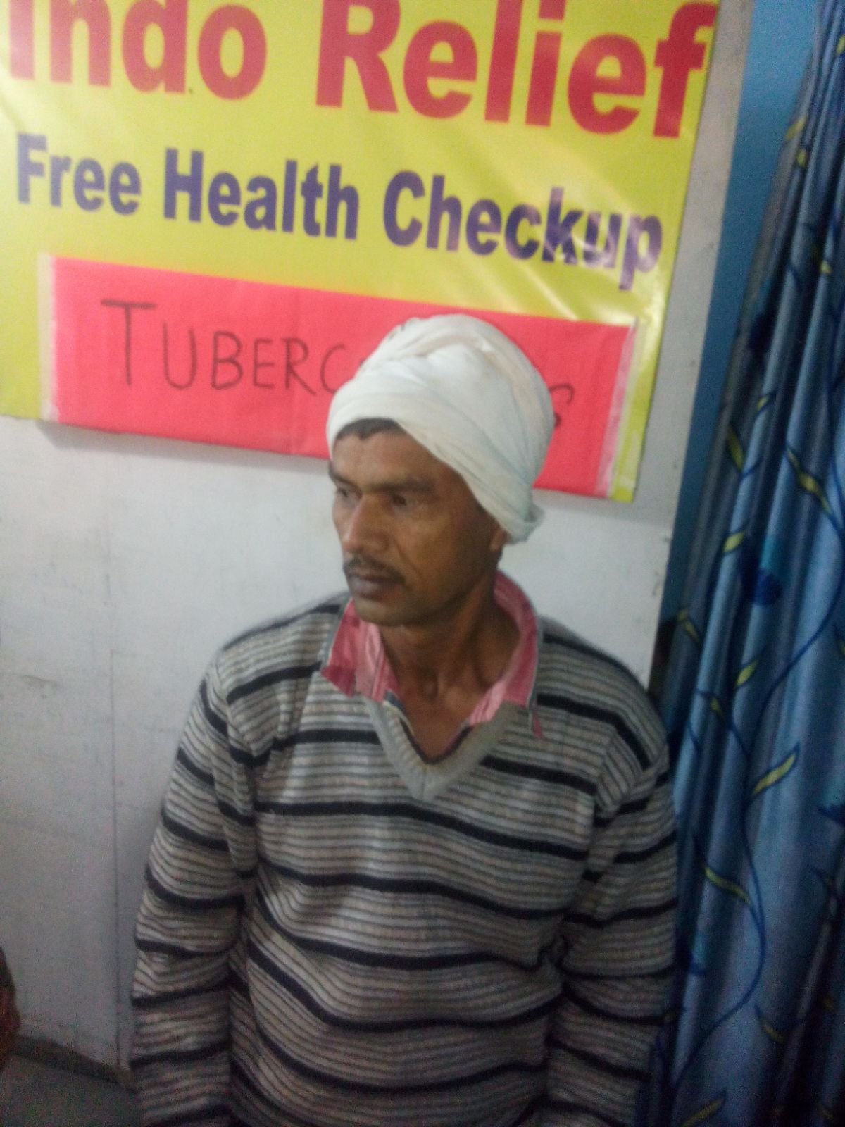 Meet Anaan. He has two sons and one daughter. His wife passed away due to untreated tuberculosis four years ago.