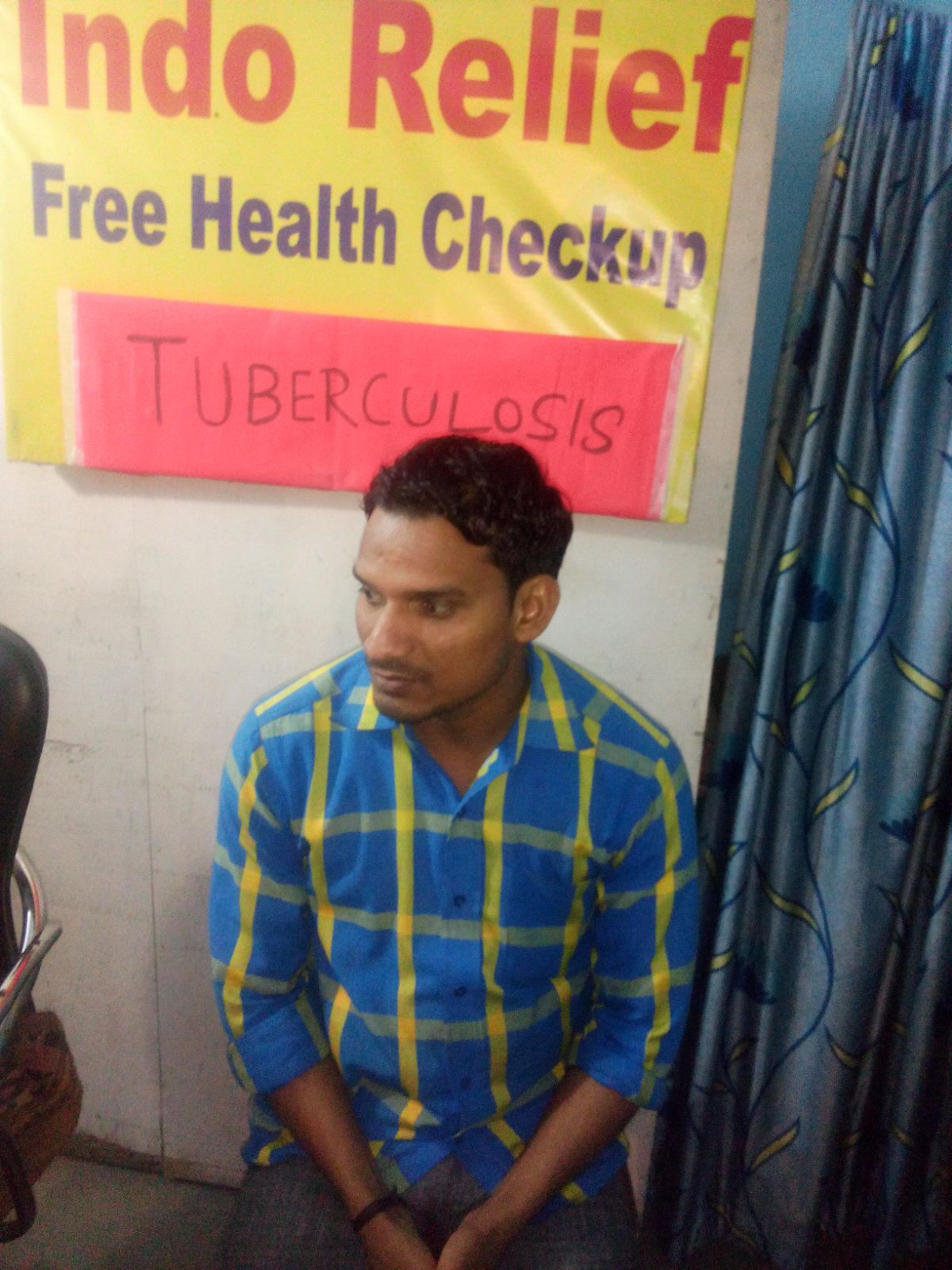 This is Anil. He is 24 years old. A rapid sputum test confirmed that he has tuberculosis. 