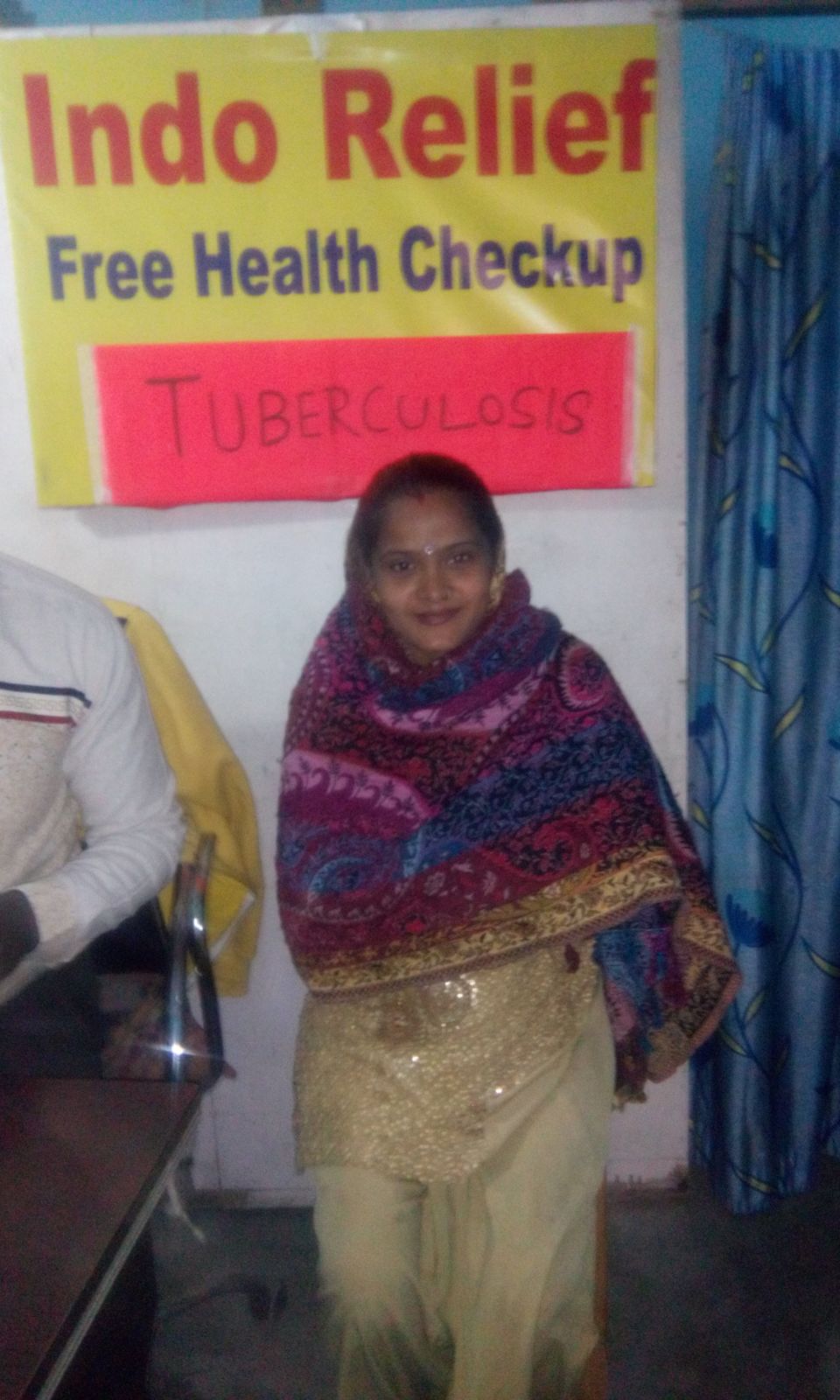 This is Guanita. She is 25 years old. Her test results came back negative for tuberculosis. She requires medication for the flu. 