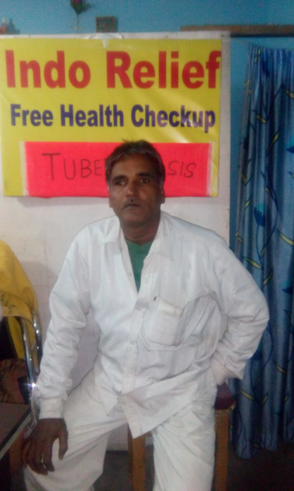 Meet Hemadri. He is 47 years old. A rapid sputum test was negative for tuberculosis. He requires medication for the flu. 