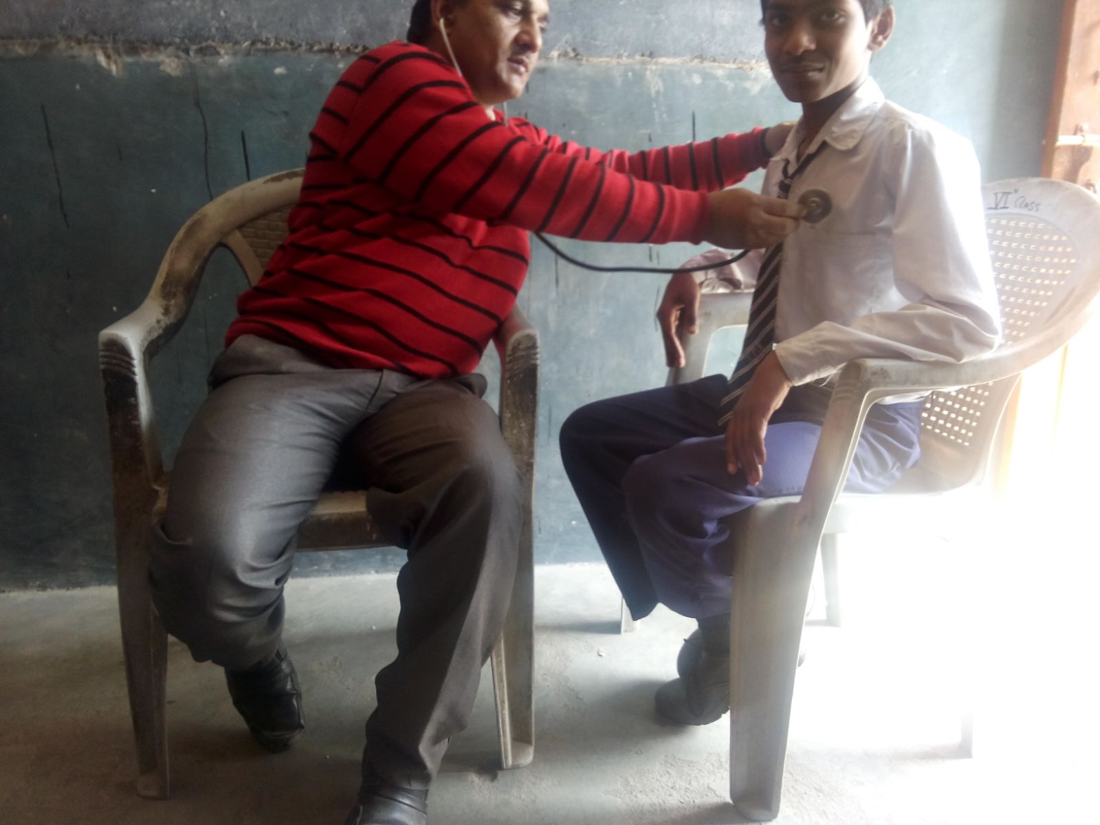 This is Bhavin. He is 12 years old and suffers from malnutrition. 