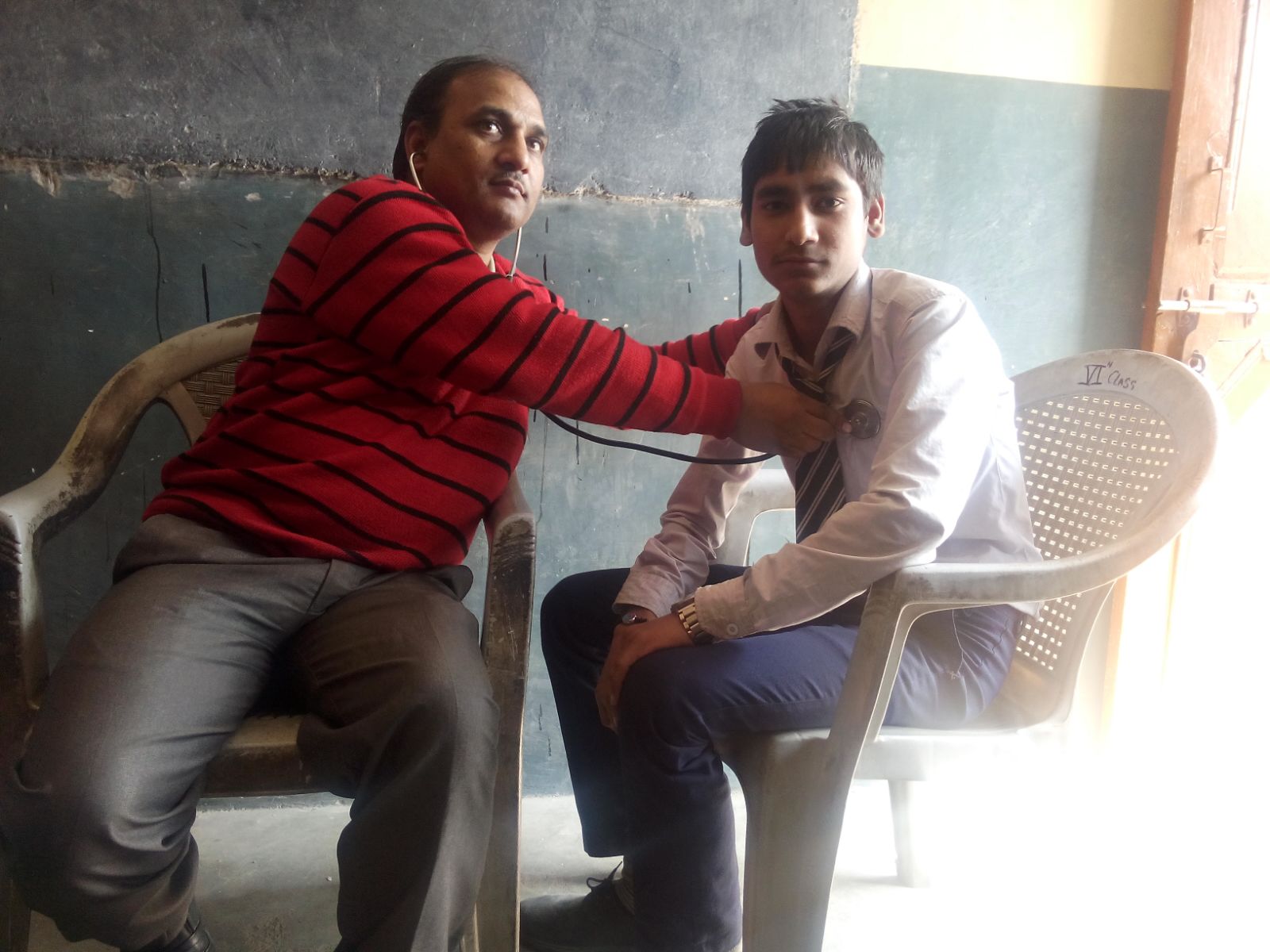 This is Sahil. He has two younger sisters and one older brother. 