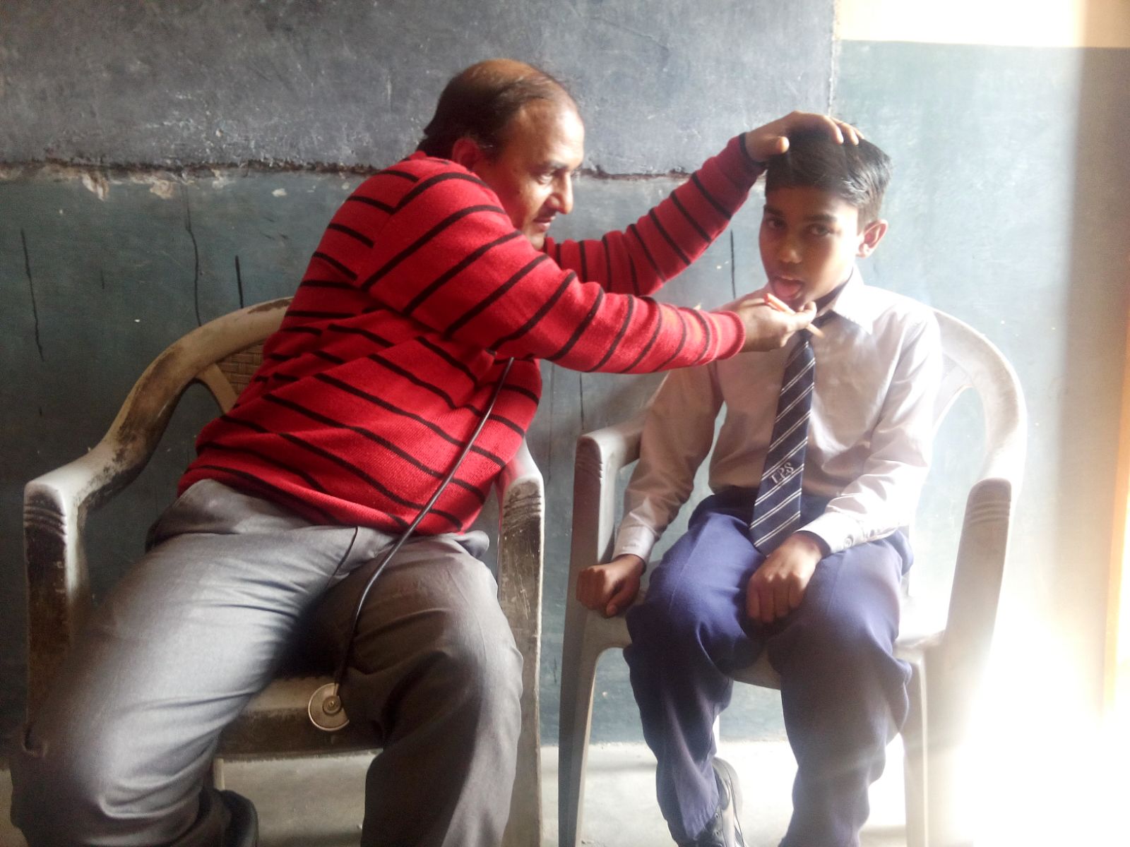 This is Hansh, a 9 year old boy. He suffers from malnutrition. 