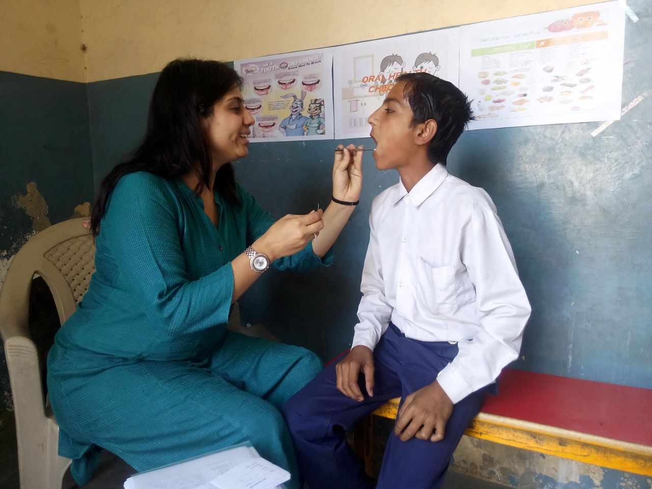 Meet Darshit. He is 12 years old. He wants to be a teacher when he grows up. His favorite subject is math.