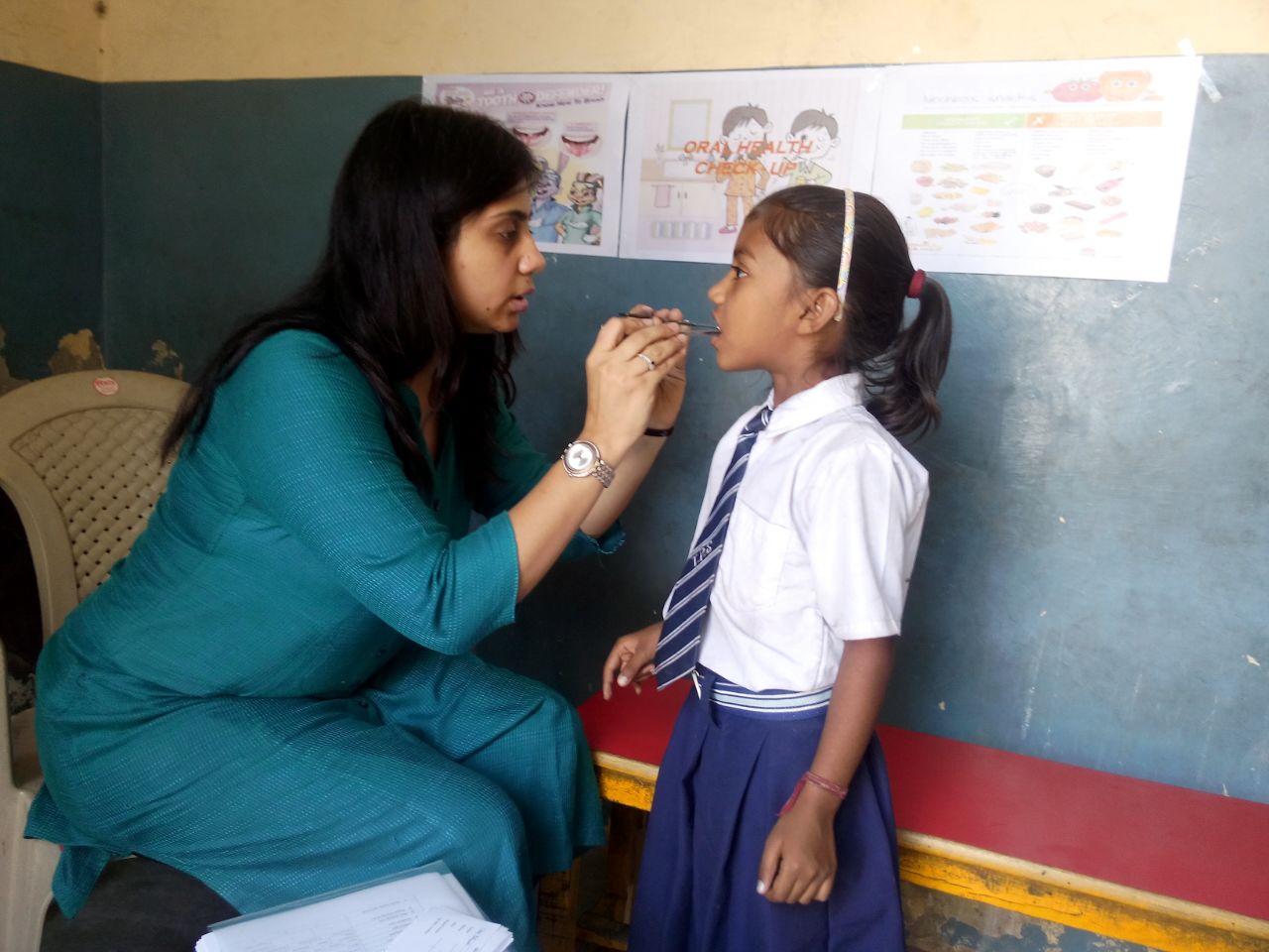 Meet Chitra. She is 5 years old. 