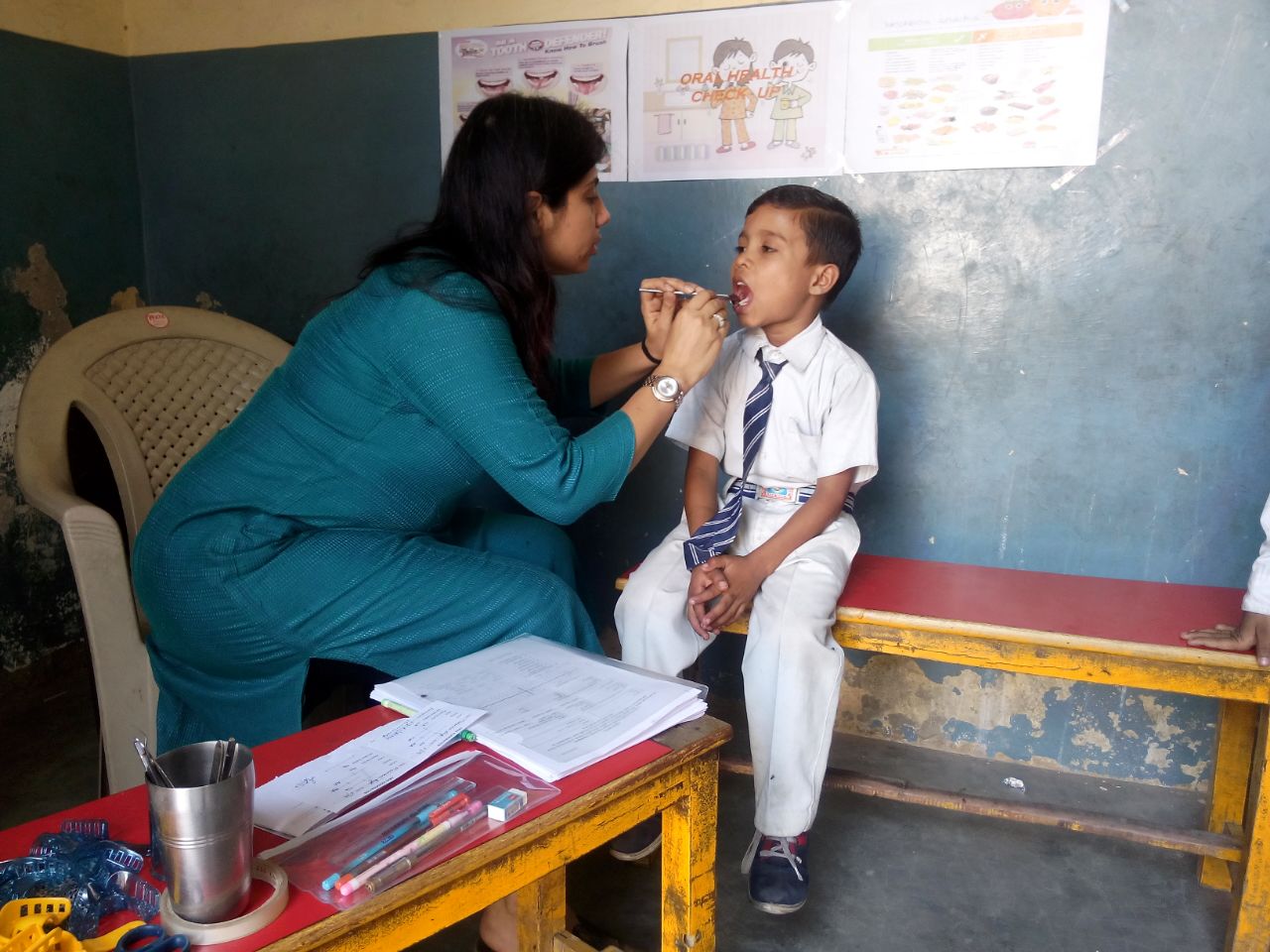 Meet Tariq. His twin brother attended one of our previous general health checkup camps.
