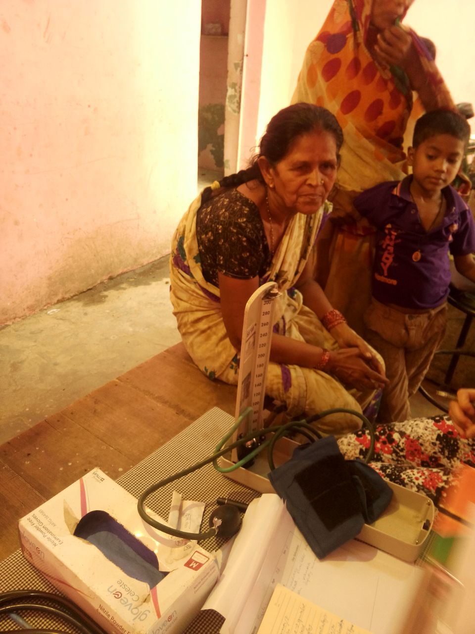 This is Kavika. She is 81 years old. She has joint pain. She has a cataract in her right eye and needs surgery.