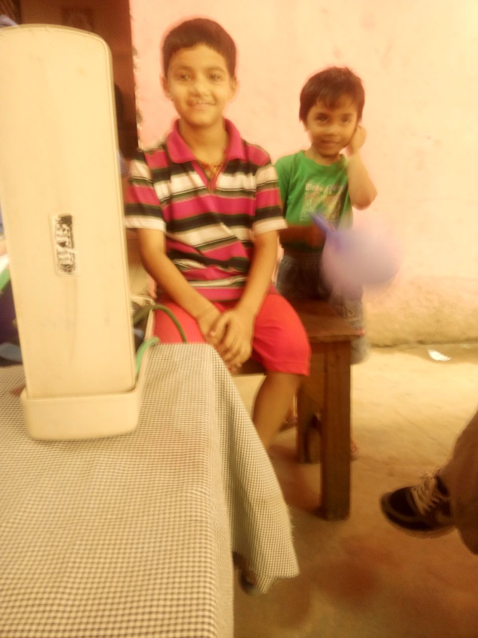 This is Prince and his younger brother. Prince is 12 years old. His younger brother, Rajish, is 6 years old. Their parents wanted them to have a medical evaluation. Their grandfather passed away from prostate cancer a couple of months ago. 