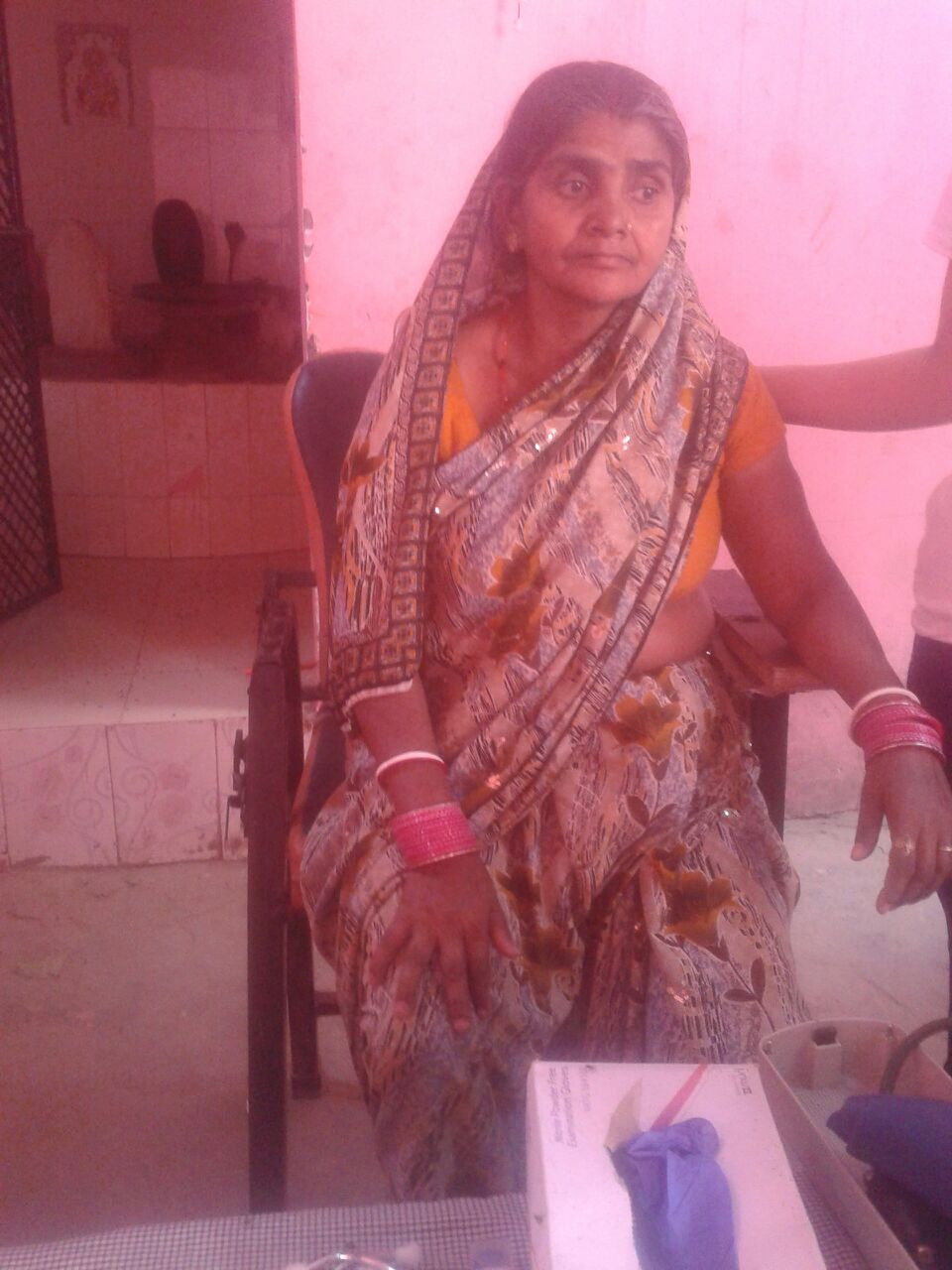 This is Adita. She suffers from high blood pressure. She complains of having bad headaches that prevent her from sleeping. 